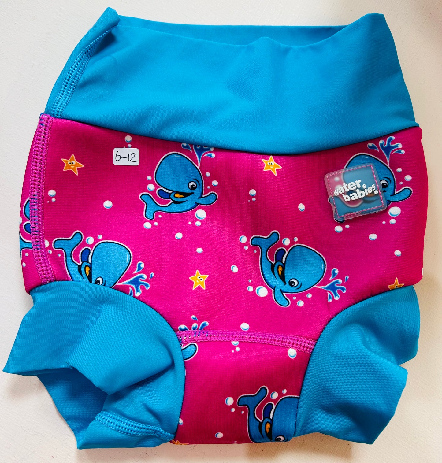 Happy Nappy Whally Whale 6-12m