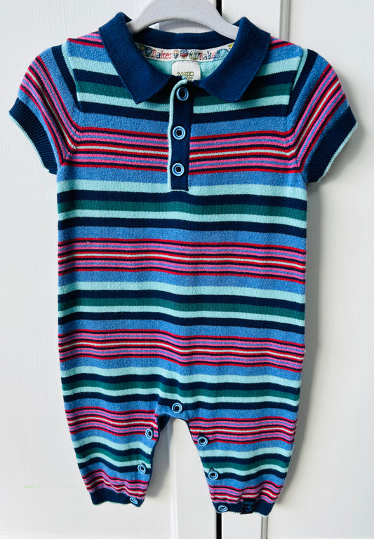 Ted Baker striped Romper