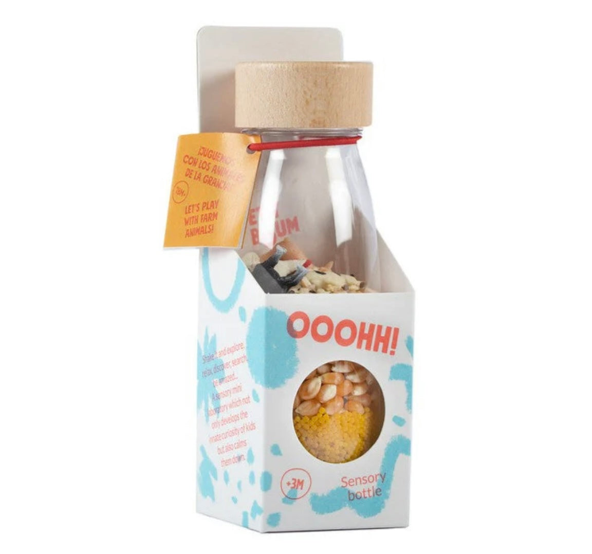 Petit Boum Sensory Bottle- I Spy Farm