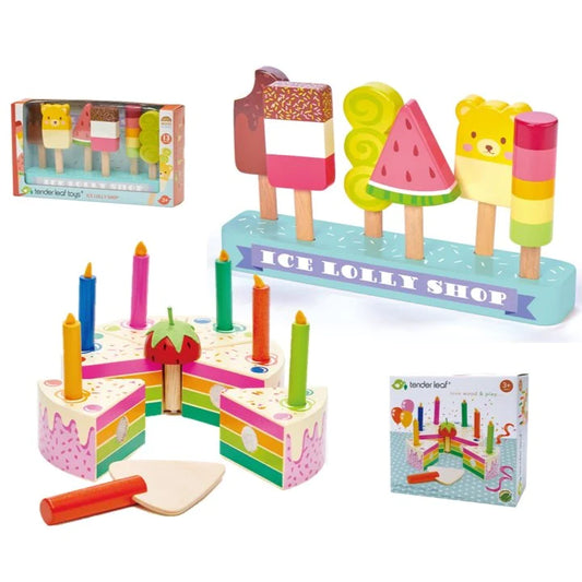 Rainbow Cake & Lolly Shop Toy Bundle