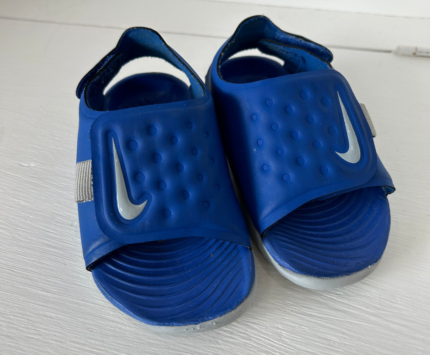 Blue Nike Sunrays size 4 baby